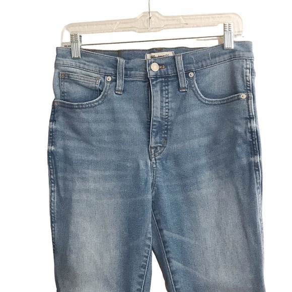 Madewell 10" High-Rise Skinny Crop Jeans size 28 NWOT - Picture 5 of 9